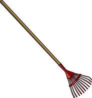 Leafrake clip art