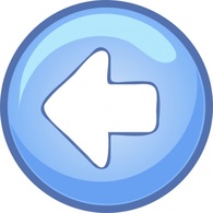 Left Blue Arrow clip art