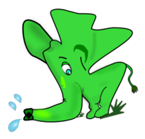 Little green elephant