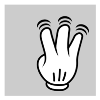 MultiTouch-Interface Mouse-theme 3-fingers-Double-Tap