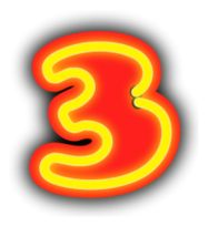 Neon Numerals-3