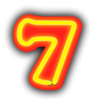 Neon Numerals-7