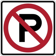 No Parking Sign clip art