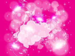 Pink Winter Background