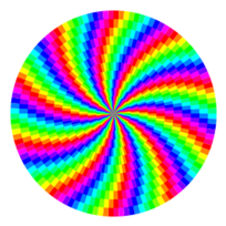 Rainbow Swirl 120gon