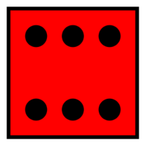 Red Die 6