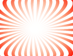 Red Sunbeam Vector Background