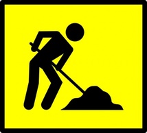 Road Work clip art