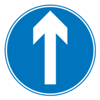 Roadsign Ahead only