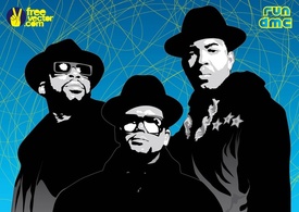 Run DMC Vector