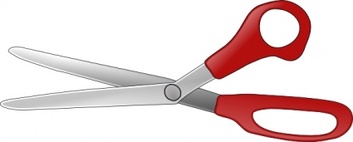 Scissors Open V clip art