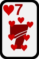 Seven Of Hearts clip art