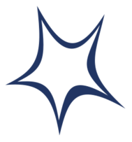 Simple Blue Star