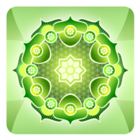 Simple Green Mandala