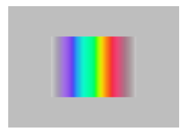 sinusfÃ¶rmiger transparenzverlaufender Regenbogen Gradient