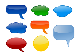 Speech bubbles