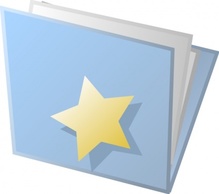 Starred Folder clip art