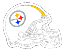 Steelers Black Helmet