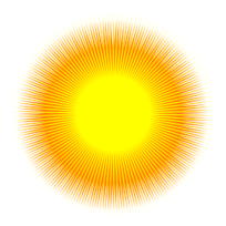 Sun Abstract Design