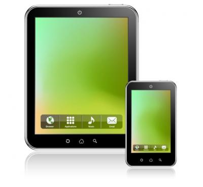 Tablet PC Vector