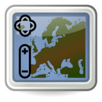 Tango style map application icon