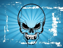 Terror Skull Cartoon