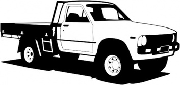 Toyota Hilux clip art