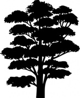 Tree Silhouettes clip art