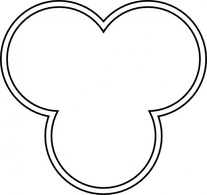 Trefoil (architectural El;ement, Also A Trinitarian Christian Symbol) clip art