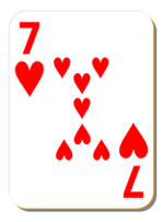 White deck: 7 of hearts