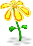 Yellow Flower clip art