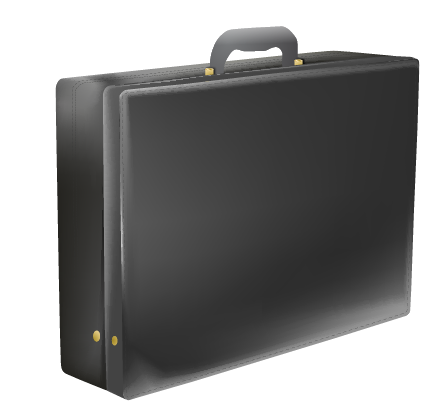 Vector Brief Case Gradient Mesh