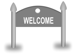Welcome Sign board